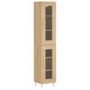 vidaXL Visoka omara sonoma hrast 34,5x34x180 cm inženirski les