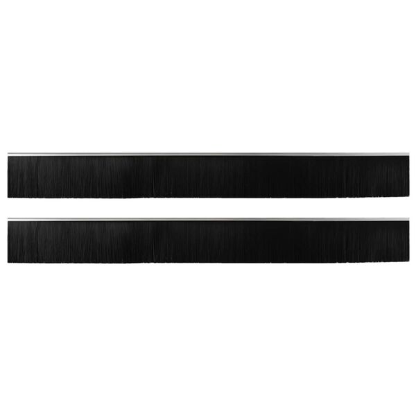 vidaXL Samolepljiva tesnila za vrata 2 pcs srebrna 100 cm