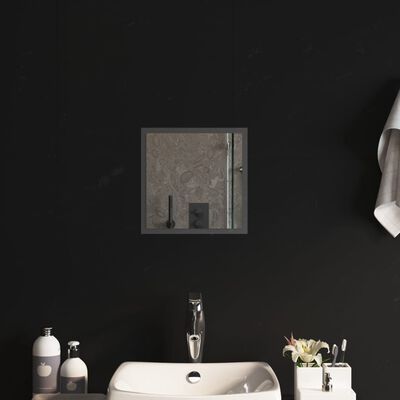 vidaXL LED kopalniško ogledalo 30x30 cm