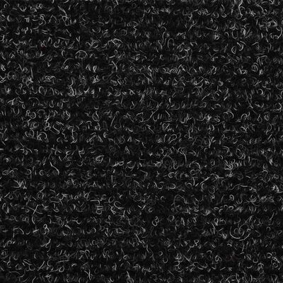 vidaXL Samolepilne preproge za stopnice 10 kosov temno sive 56x17x3 cm