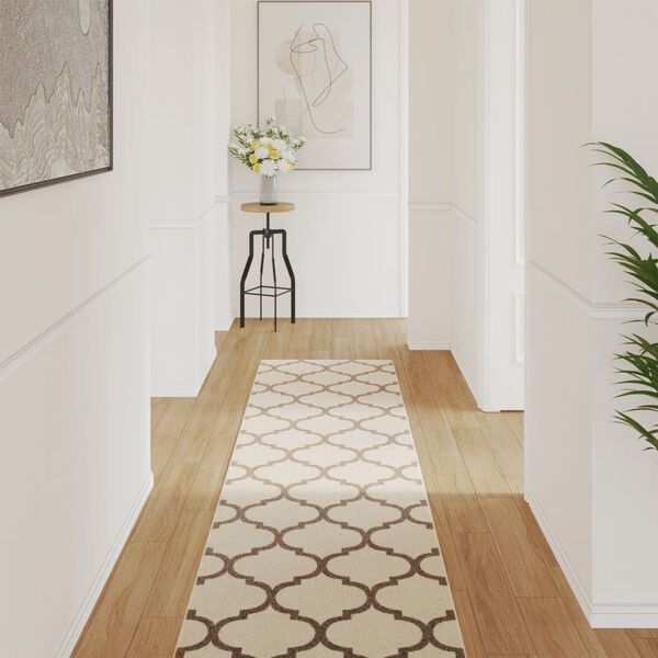 vidaXL Notranja in zunanja preproga večbarvna 80x300 cm protizdrsna