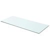 vidaXL Polica Prosojno Steklo 70x30 cm