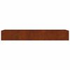 vidaXL Vrtna visoka greda 280x80x40 cm corten jeklo