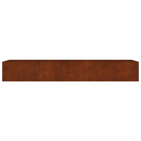 vidaXL Vrtna visoka greda 280x80x40 cm corten jeklo