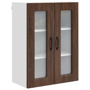 vidaXL Plo&scaron;ča za pomivalni stroj Kalmar Rjav hrast 60 x 31 x 80 cm