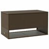 vidaXL Zunanja &scaron;katla za blazine rjava 100x55x55,5 cm poli ratan