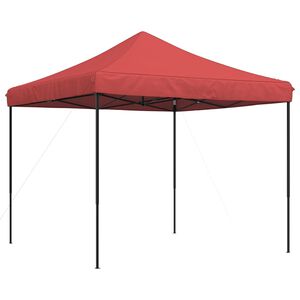 vidaXL Zložljivi pop-up &scaron;otor za zabave bordo 292x292x315 m
