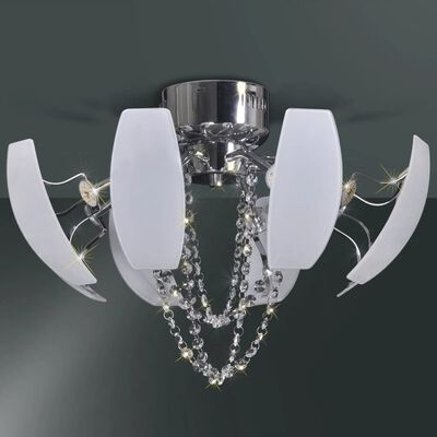 LED Stropna Svetilka / Kristalni Lestenec Premer 52 cm
