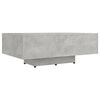 vidaXL Klubska mizica betonsko siva 85x55x31 cm iverna plo&scaron;ča