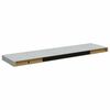 vidaXL Stenske police 2 kosa betonsko sive 90x23,5x3,8 cm MDF