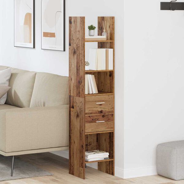 vidaXL Knjigovni omar Star les 40 x 35 x 180 cm Konstruiran les