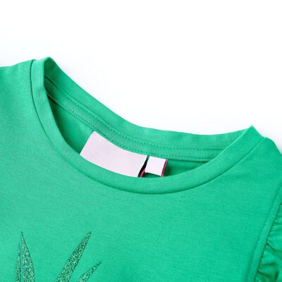 Otroška majica se kratkimi rokavi zelena 92