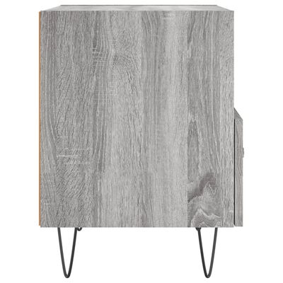 vidaXL Nočna omarica siva sonoma 40x35x47,5 cm inženirski les