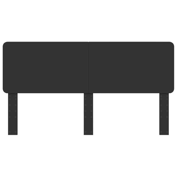 vidaXL Vzglavje Črna Orehovina 200 cm Konstruiran les