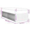 vidaXL Box spring postelja z vzmetnico modra 80x200 cm blago