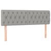 vidaXL Box spring postelja z vzmetnico svetlo siva 160x200 cm žamet