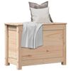 vidaXL Škatla za shranjevanje 60x32x45,5 cm trdna borovina