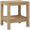 vidaXL Kopalni&scaron;ka mizica 45x35x45 cm trdna tikovina