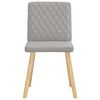 vidaXL Jedilni stoli 6 kosov Cloud Grey Fabric