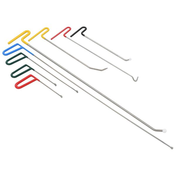 vidaXL 8-delni komplet za popravilo udrtin nerjaveče jeklo