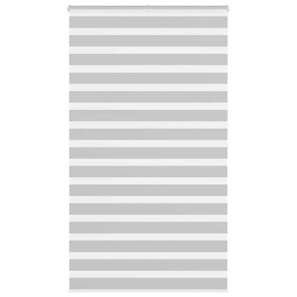 vidaXL Zebra senčilo svetlo sivo 130x200 cm tkanina &scaron;irina 125,9 cm