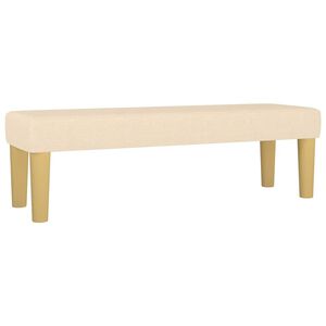 vidaXL | klop | krema 100 x 30 x 30 cm blago
