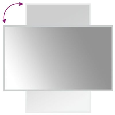 vidaXL LED kopalniško ogledalo 60x100 cm