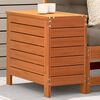 vidaXL Vrtni stolček za noge vo&scaron;čeno rjav 62x31,5x52 cm trdna borovina