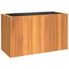 vidaXL Vrtno cvetlično korito 59x27,5x35 cm trden akacijev les
