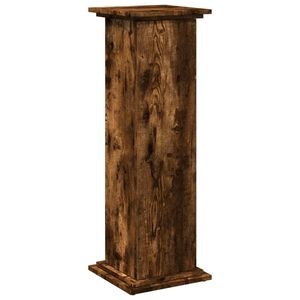 vidaXL Stojalo za shranjevanje dimljeni hrast 31x30x90 cm inž. les