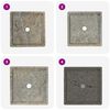 vidaXL Umivalnik siv 40x40x10 cm marmor