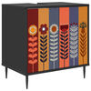 vidaXL Kopalni&scaron;ka omarica ESSEN Črni hrast 60 x 40 x 61 cm