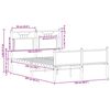 vidaXL Posteljni okvir brez vzmetnice hrast 120x200 cm inženirski les