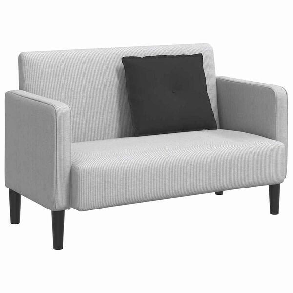 vidaXL Poglavni vzglavnik Črna 60 x 50 cm Mikrofiber tkanina