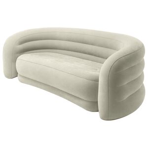 INTEX Ukrojena sofa INTEX Siva 229 x 109 x 81 cm PVC in rayon