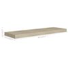 vidaXL Stenske police 2 kosa barva hrasta 80x23,5x3,8 cm MDF