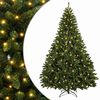 vidaXL Umetno Zložljivo Božično Drevo 300 cm 1000 LED Toplo bela jeklo