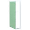 vidaXL Dostopna enota Zelena in srebrna 45 x 85 cm