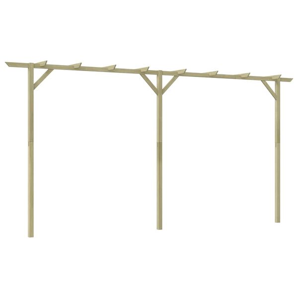 vidaXL Vrtna pergola 410x40x203 cm lesena