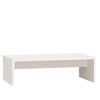 vidaXL Stojalo za zaslon belo 50x27x15 cm trdna borovina