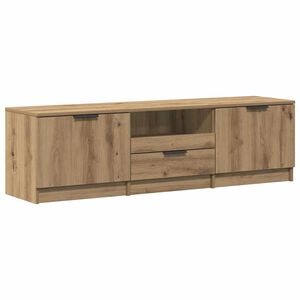 vidaXL TV omarica Artisan hrast 140x35x40 cm inženirski les
