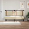 vidaXL Visoki naslon za glavo krema 170 x 55 x 5 cm Antikni PU