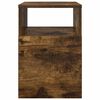 vidaXL Stranska miza Dimljeni oreh 30,5 x 30 x 45 cm Konstruiran les