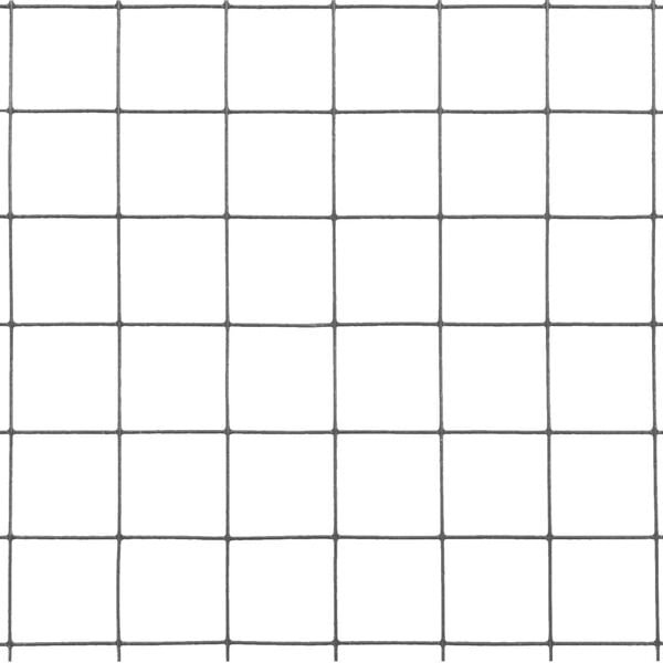 vidaXL Žična mreža za ograjo jeklo s PVC oblogo 25x1 m siva