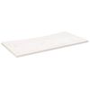 vidaXL Mizna plo&scaron;ča bela 100x50x2,5 cm trdna borovina