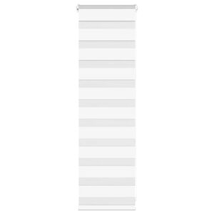 vidaXL Zebra senčilo bela 50x100 cm tkanina &scaron;irina 45,9cm poliester