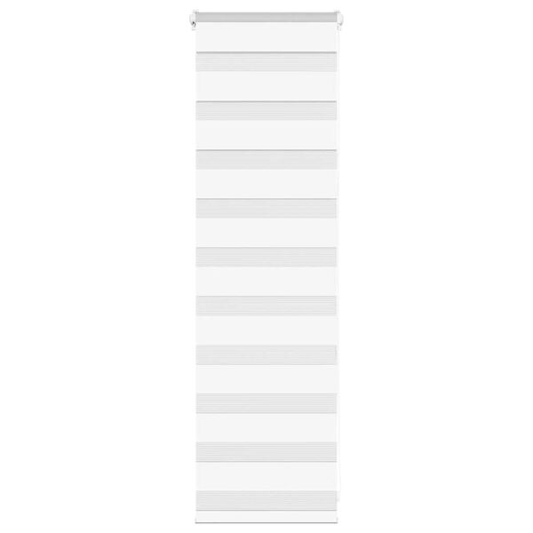 vidaXL Zebra senčilo bela 50x100 cm tkanina &scaron;irina 45,9cm poliester