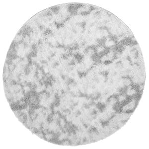 vidaXL Visoka ko&scaron;ata preproga NAVARRA srebrno siva 160x160cm poliester