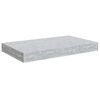 vidaXL Stenska polica betonsko siva 40x23x3,8 cm MDF