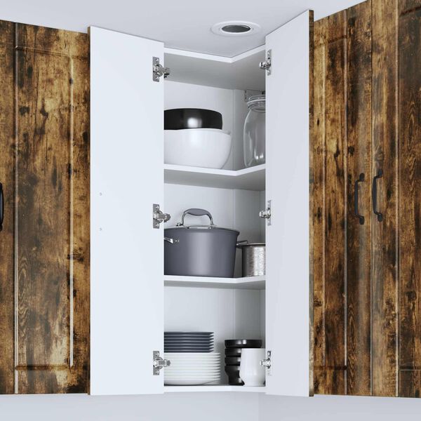 vidaXL Kuhinjski element Dimljeni oreh 57 x 57 x 100 cm